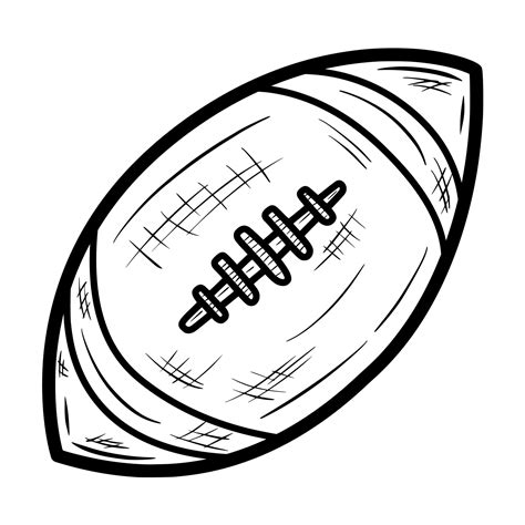 American Football Ball Logo