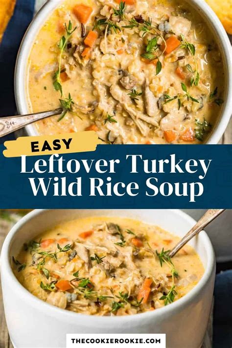 Turkey Wild Rice Soup Recipe The Cookie Rookie®