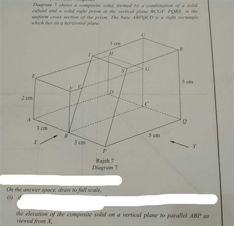 Solved Diagram 7 Shows A Composite Solid Formed By A Combination Of A