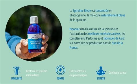 Performe Spiruline Liquide Bleue Concentr E En Phycocyanine