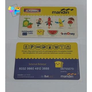 Jual Kartu Emoney Etoll Mandiri Indomaret Yellow Shopee Indonesia