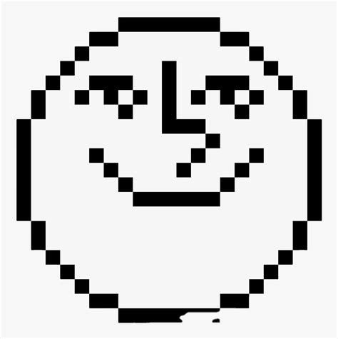 Lenny Face Meme Png Clipart Emoji Pixel Art Minecraft Transparent