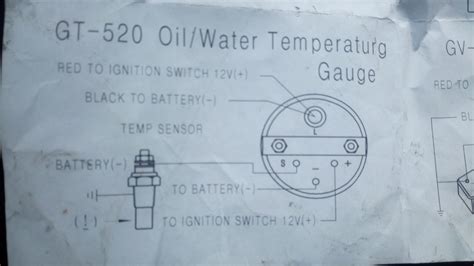 Temp Gauge Wiring Diagram