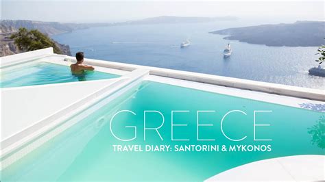 Travel Vlog Greece Santorini Mykonos Youtube