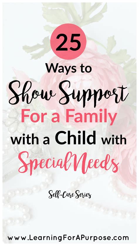 25 Ways to Show Support For a Family with a Child with Special Needs ...