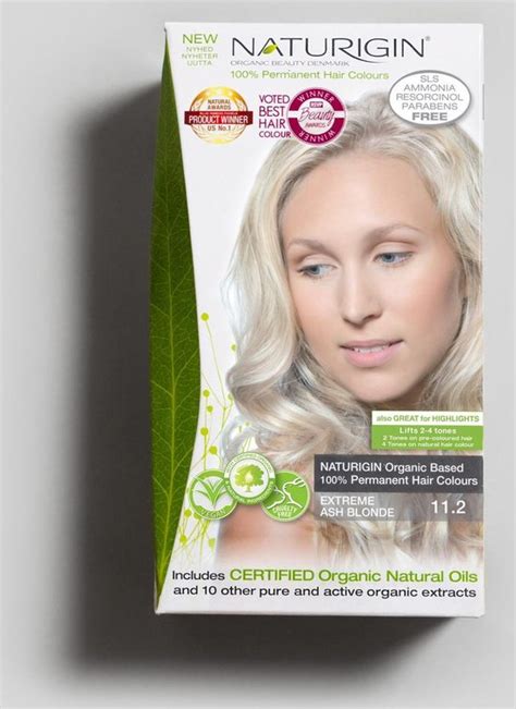 NATURIGIN Natural Permanent Home Hair Dye Ammonia Free Extreme Ash Blonde 11 2 Bol