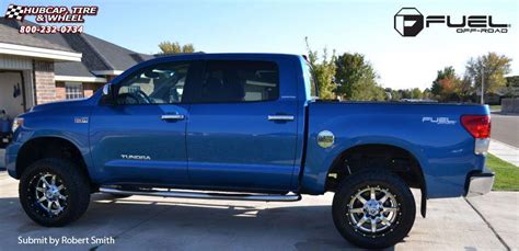 Toyota Tundra Fuel Maverick D Wheels Chrome With Gloss Black Lip