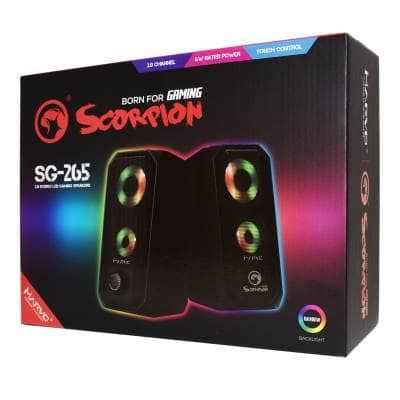 Marvo Scorpion SG 265 Stereo Gaming Speakers With RGB LED Marvo From