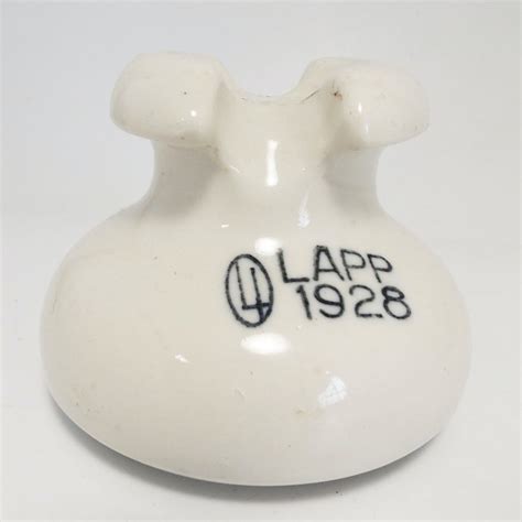 1928 Lapp White Porcelain Insulator Ebth