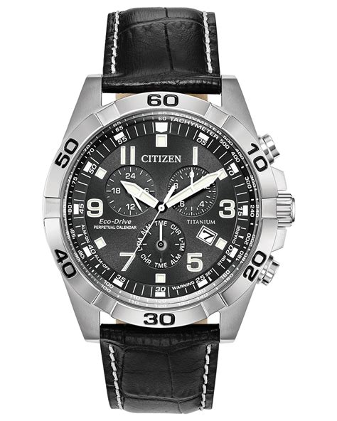 Citizen Brycen Eco Drive Gray Dial Super Titanium Watch Citizen