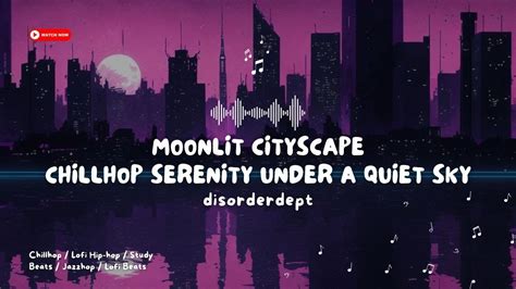 Moonlit Cityscape Chillhop Serenity Under A Quiet Sky Lofi Hip Hop