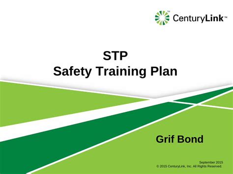 Pdf Stp Safety Training Plan Ehscp · •training Curriculum Ehs