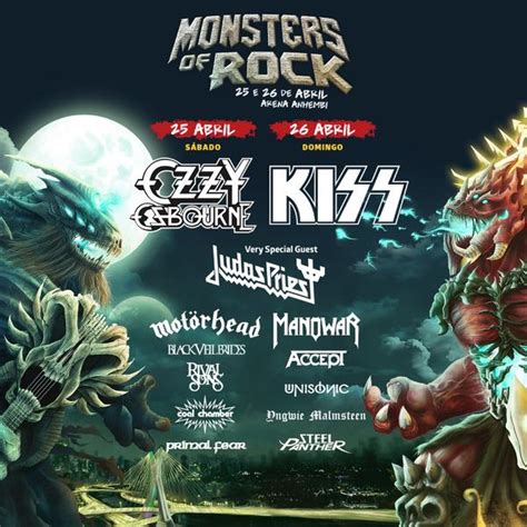 Saiba Tudo Sobre A Edi O Do Monsters Of Rock Audiograma