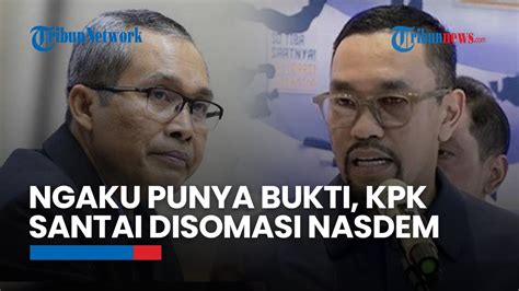 Reaksi Santai KPK Tahu NasDem Siapkan Somasi Buntut Disebut Terima Uang