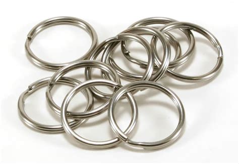 Split Ring Keychain 100 Pack 24mm 200 Pack Split Key Ring Etsy