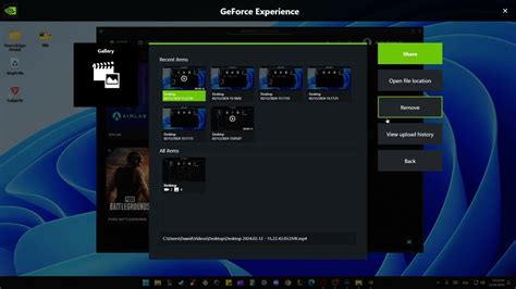 How To Turn On Or Off Instant Replay Nvidia Geforce Experience Youtube