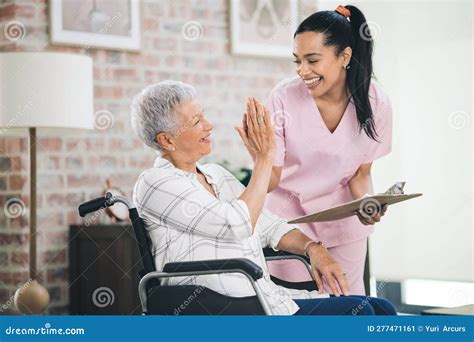 Youre Never Too Old To Better Yourself A Nurse And An Older Woman