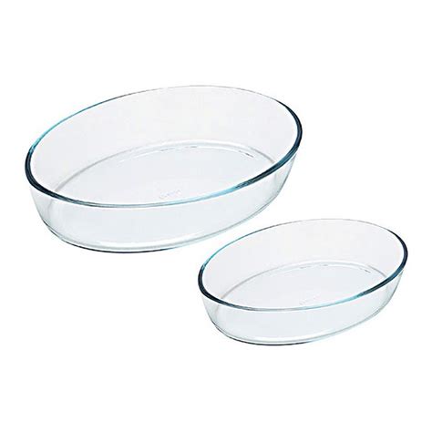 Pyrex Essentials Backformen Set aus Borosilikatglas 2 Stück Brycus