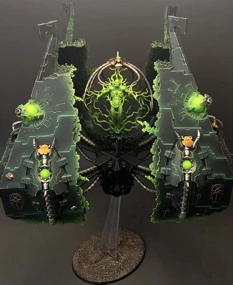 Necrons Tesseract Vault Warhammer 40000 Presale Painted Gallery Games