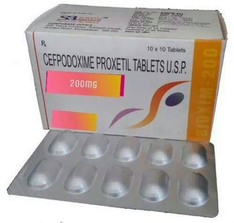 Cefpodoxime Proxetil 200 Mg Tablet At Rs 650 Box Dwarka New Delhi