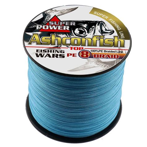 Ashconfish Braided Fishing Line Strands Super Strong Pe Fishing Wire