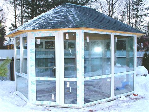 Алюминиевое остекление беседки (78 фото) » НА ДАЧЕ ФОТО