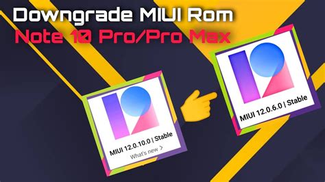 Downgrade MIUI Rom MIUI 12 0 10 0 To MIUI 12 0 6 0 Stable Redmi