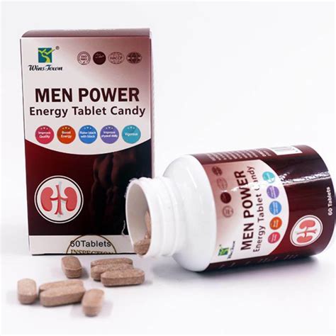 Men Power Energy Candy Tablet Male Health Fatigue Stress Relieve Libi Do Enhance Supplement