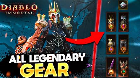 Diablo Immortal All Necromancer Legendary Gear YouTube