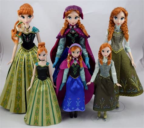 Limited Edition Anna 17 Dolls Vs 12 Anna Dolls 2013 2015 Disney