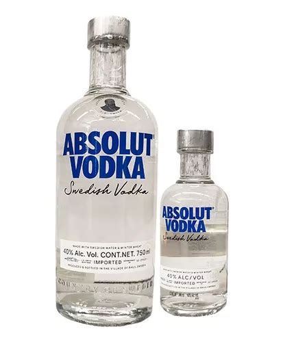 Vodka Absolut Azul Ml Con Vodka Absolut Azul Ml Env O Gratis