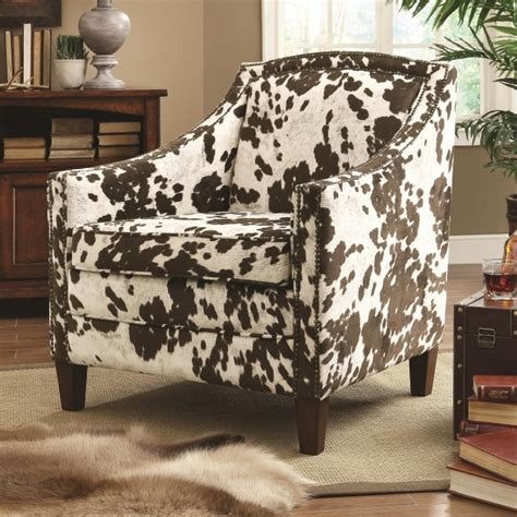 Luxurious Cowhide Accent Chair Photos Chair Design