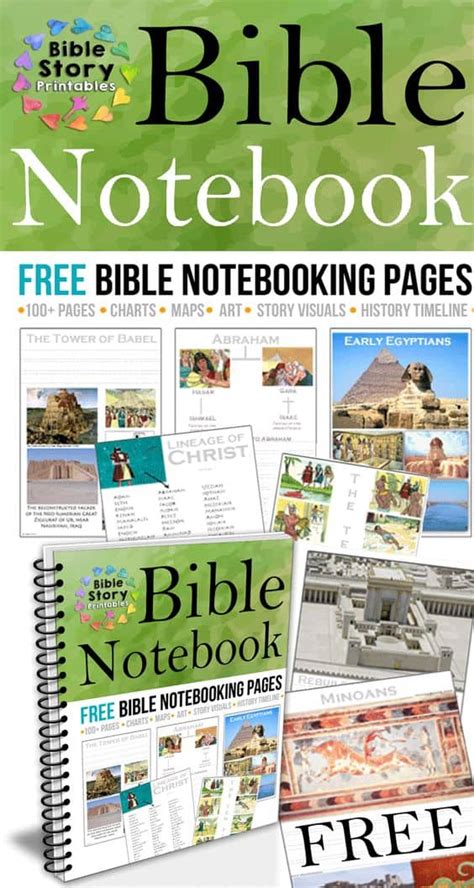 Free Printable Bible Notebooking Pages Homeschool Giveaways