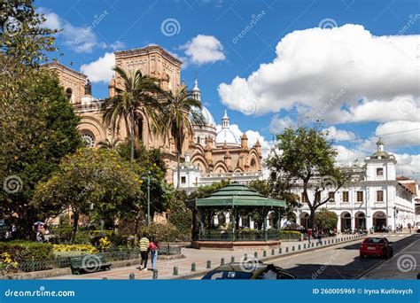 Cuenca Ecuador Historisches Zentrum Der Stadt Stockbild Bild Von