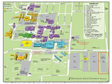 MSU Campus Map Printable