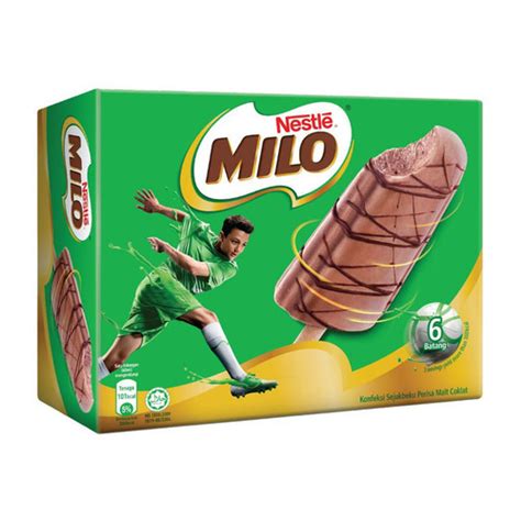 Jual Nestle Milo Ice Cream Stick Isi 6 Pcs Per Box Es Krim Milo Box 6