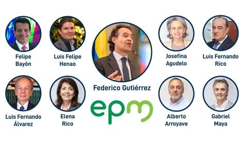 Esta es la nueva Junta Directiva de EPM que nombra Federico Gutiérrez