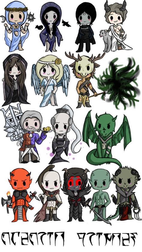 Chibi!Daedric Princes by Sabrina-Tellijohn on DeviantArt