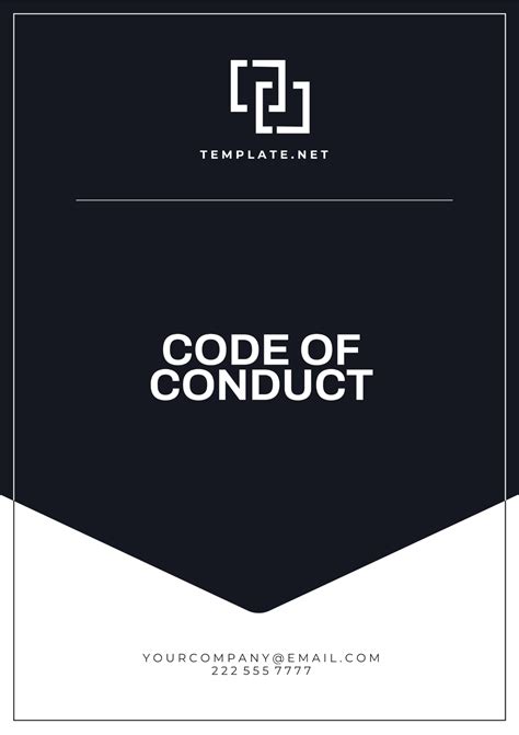 Free Code Of Conduct Template Edit Online And Download