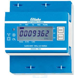 Three Phase Electric Energy Meter F Z D Eltako Electronics Din