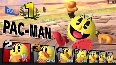 8 Player Battle Royale Pac Man Super Smash Bros Ultimate Youtube