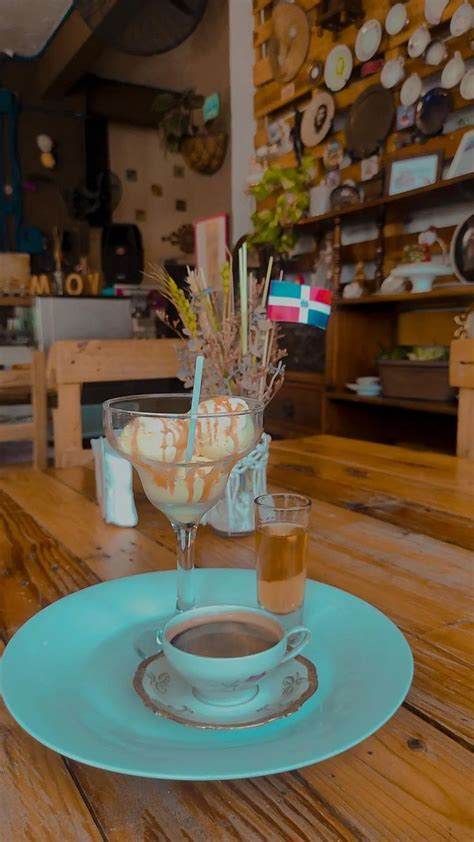 Café Affogato 📍zona Colonial Santo Domingo República Dominicana Cafe Ice Cream Cream