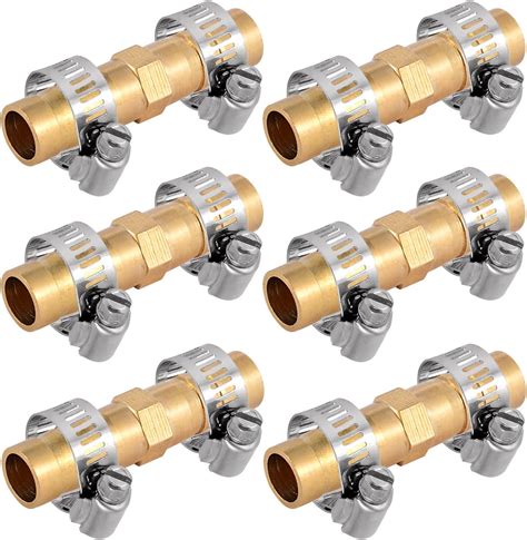 Amazon Kichwit Pack Inch Brass Garden Hose Connector With