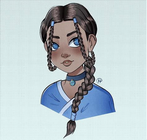 Katara but her hair loopies are braided : r/TheLastAirbender