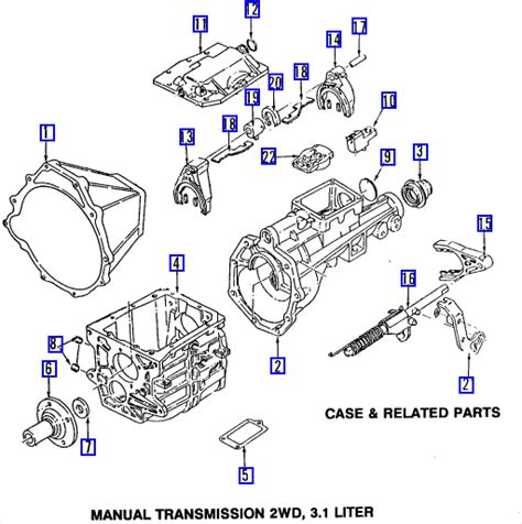 Isuzu Manual Transmission Qanda Rodeo Trooper Diagrams Justanswer