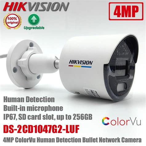 Hikvision Mp Ds Cd G Luf Colorvu Bullet Ip Camera Built In Mic