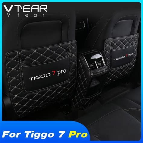 Vtear Car Seats Back Anti Kick Mat Decoration Interior Anti Dirty Pad