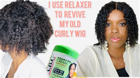 How To Revive Revamp Your Dried And Tangled Curly Old Wig New Method