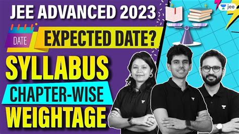 Jee Advanced 2023 Expected Date Syllabus And Chapter Wise Weightage