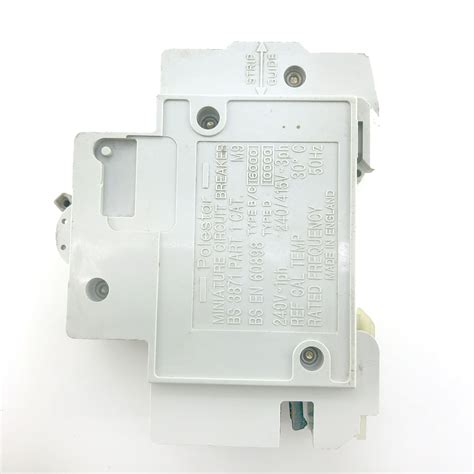 MCB S Crabtree Polestar 60B 16 B16 16A 16 MCB Circuit Breaker Type B